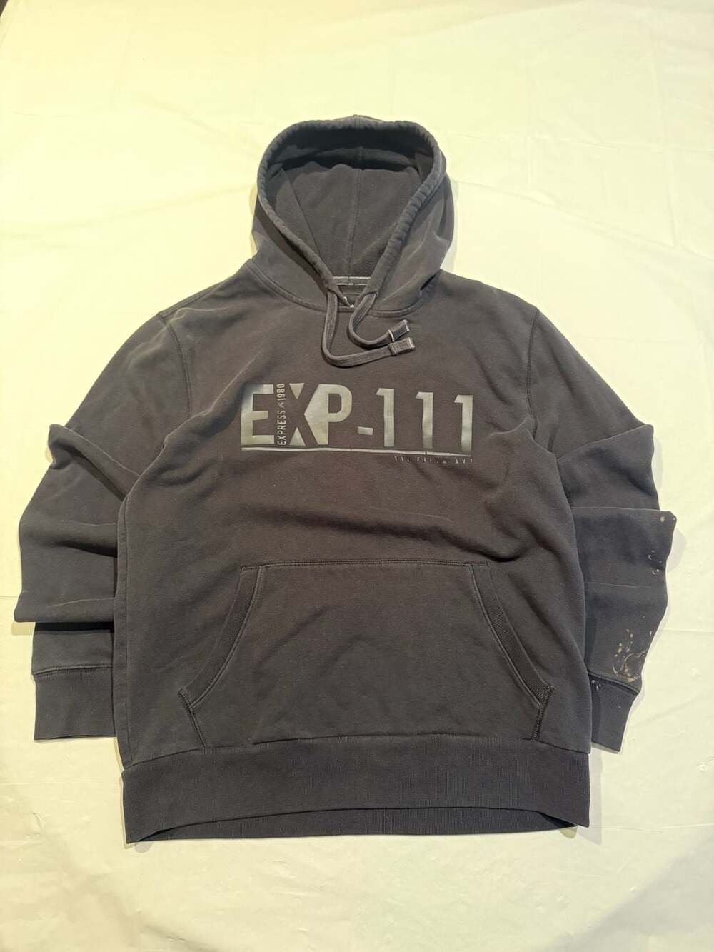Express EXP-111 Logo Hoodie with Elbow Patches
